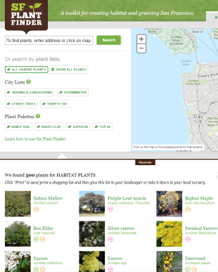 SF Plant Finder